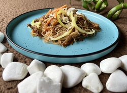 Spaghete prăjite cu vită